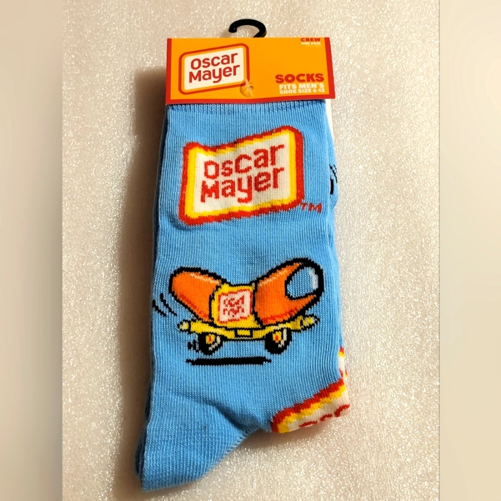 New Oscar Mayer Novelty Crew Socks